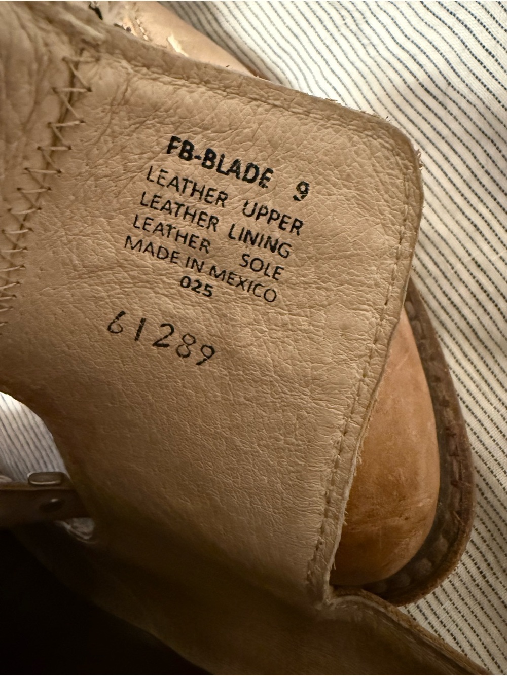Freebird BLADE slip on taupe leather bootie - Picture 6 of 9